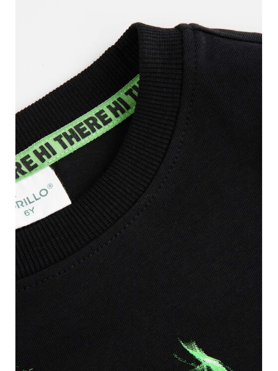 Coccodrillo Coccodrillo T-Shirt ZC5143103XBK-021 Czarny Regular Fit