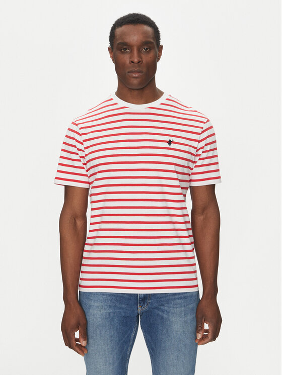Save The Duck Save The Duck T-särk DT1743M BESY20 Punane Regular Fit