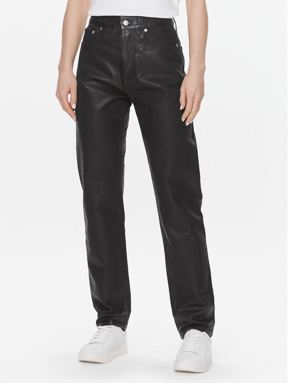 Calvin Klein Jeans Calvin Klein Jeans Traperice Authentic J20J222431 Crna Straight Fit