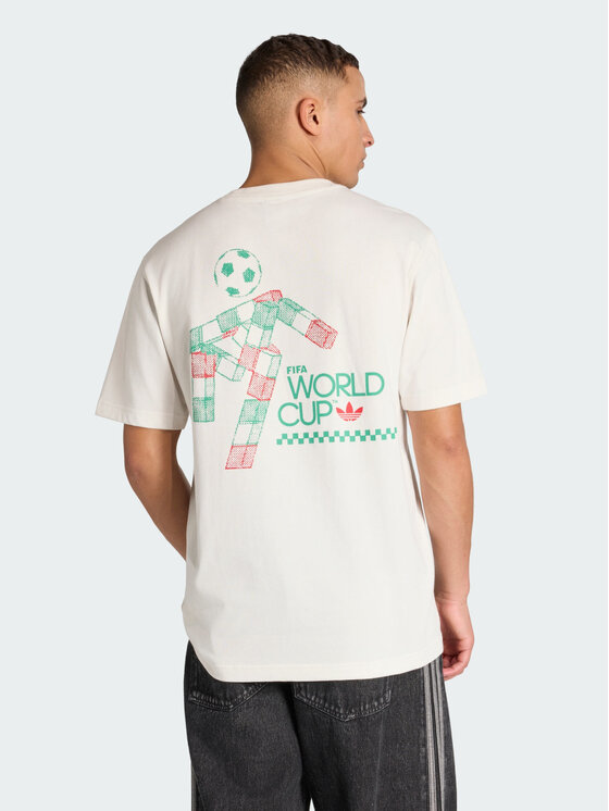 adidas adidas Koszulka techniczna FIFA World Cup 26™ Ciao Mascot Biały Regular Fit