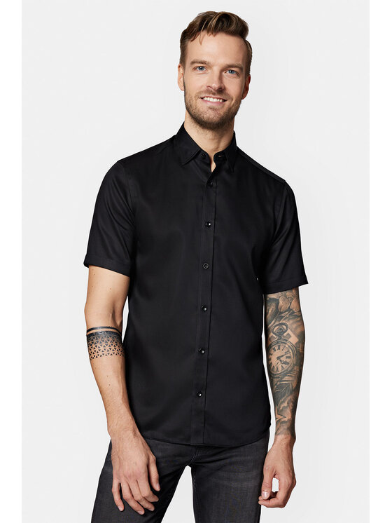 Lancerto Lancerto Koszula Jackie KO073123000048 Czarny Slim Fit