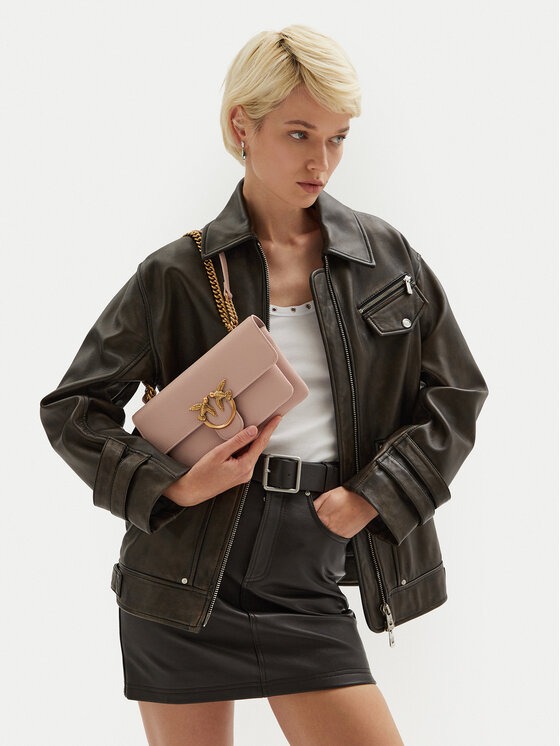PINKO PINKO Handtasche Love One Soft Mini AI 24-25 PLTT 104528 A29Q Rosa