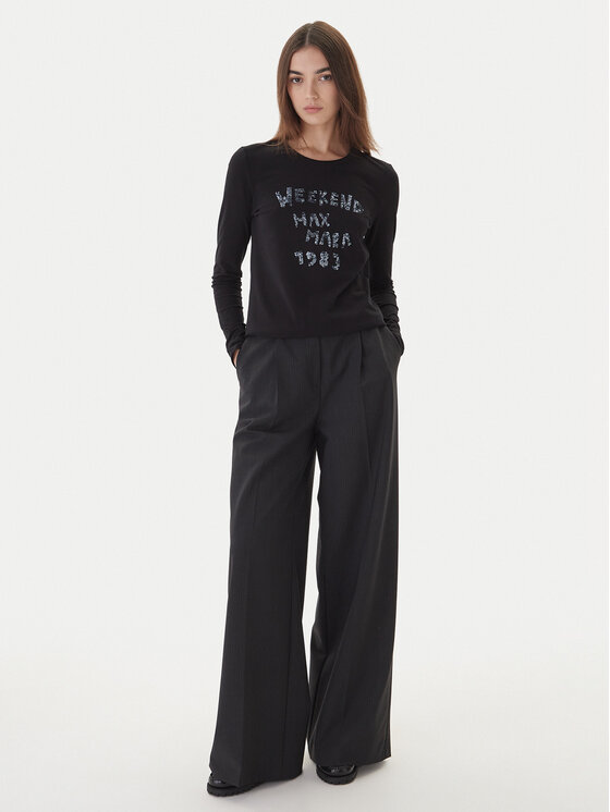 Weekend Max Mara Weekend Max Mara Blusa Renoir 2525946032 Nero Regular Fit