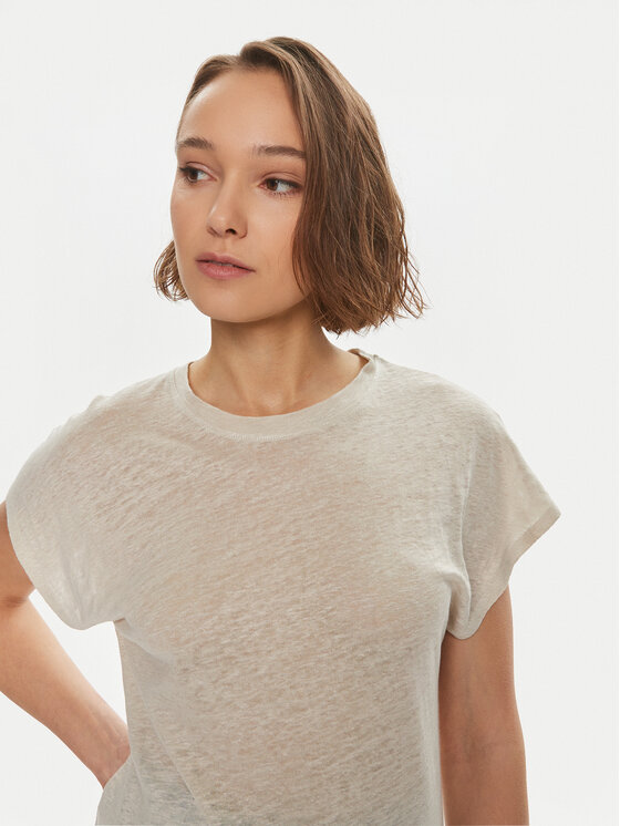 Calvin Klein Calvin Klein Tričko K20K207260 Béžová Relaxed Fit