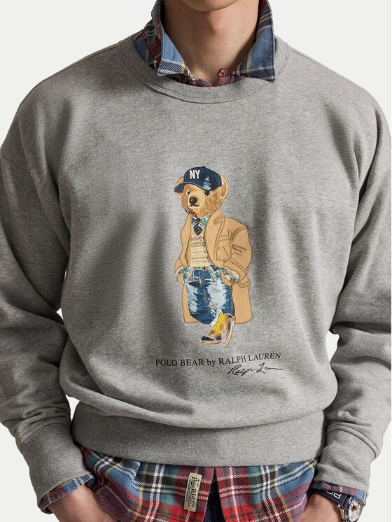 Polo Ralph Lauren Polo Ralph Lauren Μπλούζα 710B27080001 Γκρι Vintage Fit
