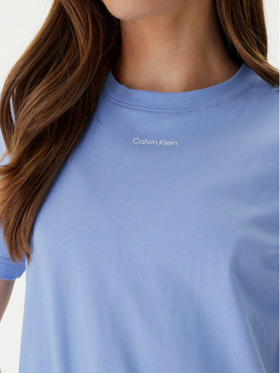 Calvin Klein Calvin Klein Tričko 20s Classic Logo LV147C857G Modrá Regular Fit