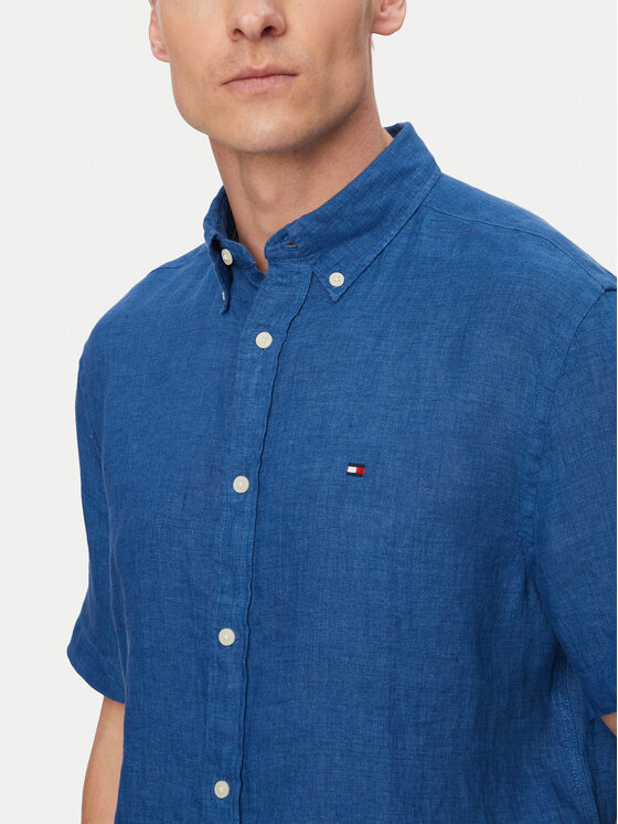 Tommy Hilfiger Tommy Hilfiger Πουκάμισο MW0MW41531 Μπλε Regular Fit