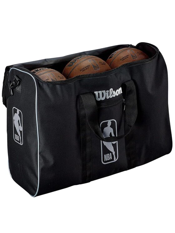 Wilson Wilson Torba Wilson NBA Authentic 6 Ball Bag Czarny
