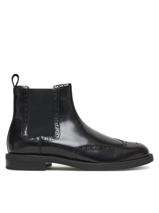 Tommy Hilfiger Tommy Hilfiger Боти тип челси Hilfiger Vogue FM0FM05765 Черен