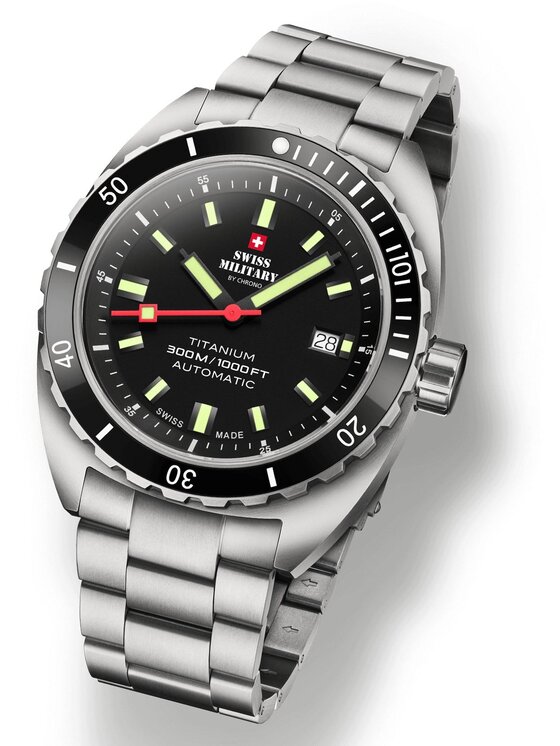 Swiss Military by Chrono Swiss Military by Chrono Hodinky SMA34100.01 Sivá