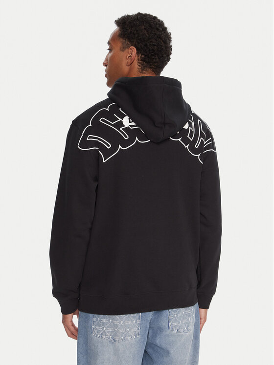 DC DC Суитшърт EDYFT03557 KVJ0 Черен Regular Fit