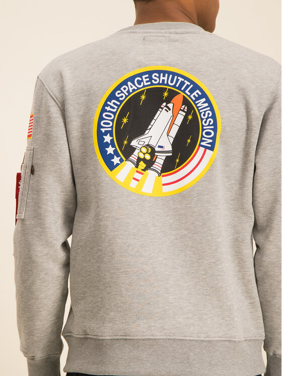 Alpha Industries Alpha Industries Sweatshirt Space Shuttle 178307 Gris Regular Fit
