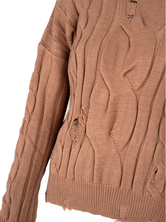 PINKO PINKO Πουλόβερ 1G18K3 A05Z Μπεζ Regular Fit