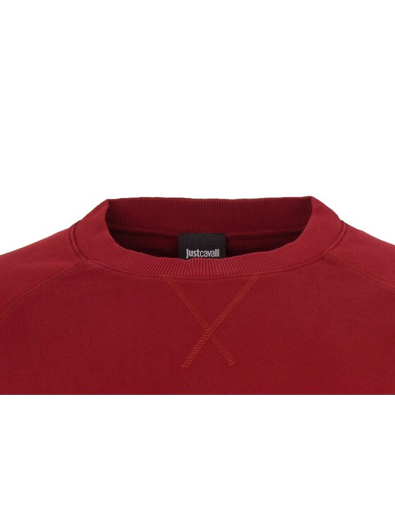 Just Cavalli Just Cavalli Mikina S01GU00 44 Bordová Regular Fit