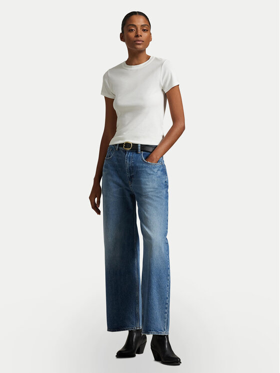 Polo Ralph Lauren Polo Ralph Lauren Jeans hlače 211969380001 Modra Wide Leg