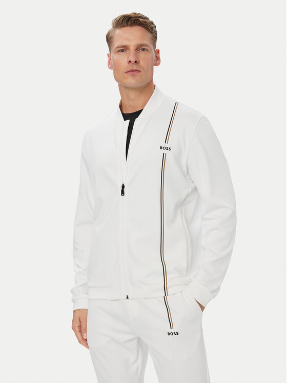 BOSS BOSS Bluza TOC Game 50563352 Biały Regular Fit