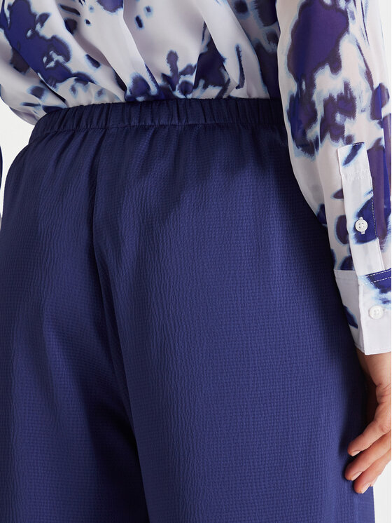 Calvin Klein Calvin Klein Παντελόνι υφασμάτινο LV044F611G Σκούρο μπλε Regular Fit