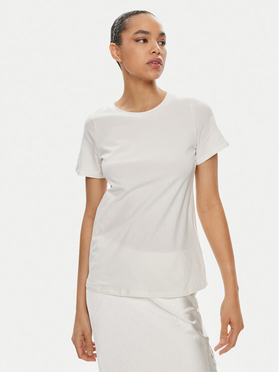 Weekend Max Mara Weekend Max Mara T-Shirt Multif 2415971042 Bílá Regular Fit