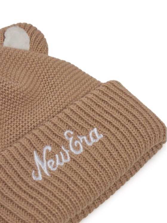 New Era New Era Czapka Teddy Bear Ears Cuff Knit Beanie 60580864 Brązowy