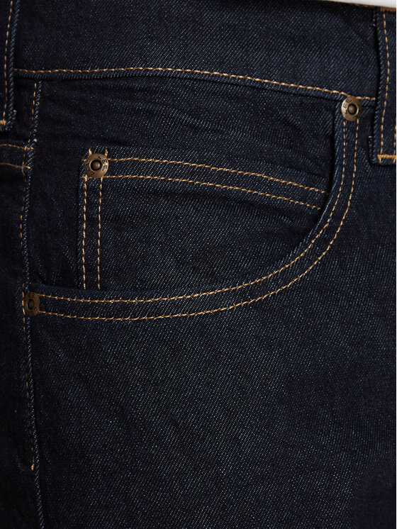 Lee Lee Džinsai Rider 112372611 Tamsiai mėlyna Slim Fit