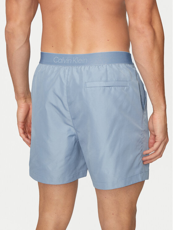 Calvin Klein Swimwear Calvin Klein Swimwear Pantaloni scurți pentru înot KM0KM01082 Albastru Regular Fit