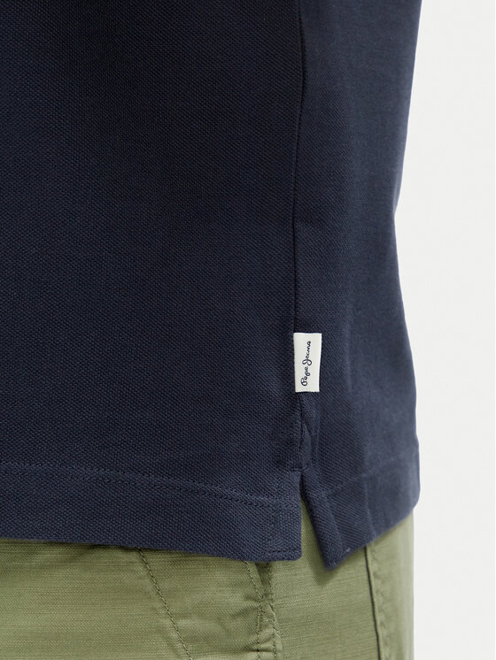 Pepe Jeans Pepe Jeans Polokošeľa Essential PM542298 Tmavomodrá Regular Fit
