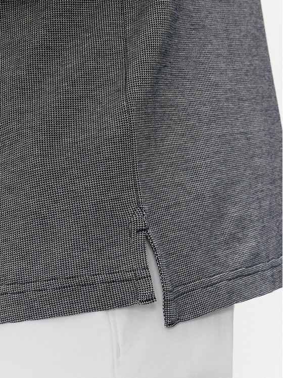 Tommy Hilfiger Tommy Hilfiger Polo Monotype Oxford Collar Reg Polo MW0MW34778 Szary Regular Fit