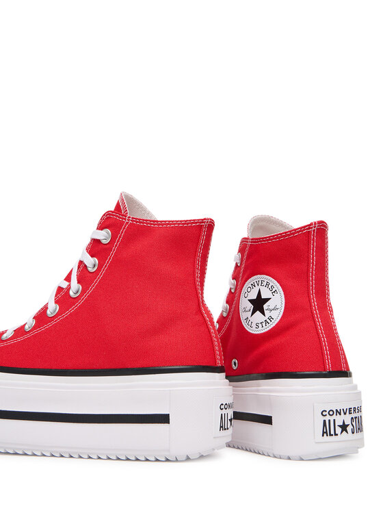 Converse Converse Modne superge Chuck Taylor All Star Lift Double Stack A15542C Rdeča