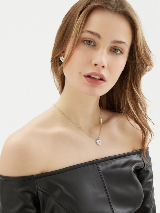 Guess Guess Kaelakee JUBN05 056JW Hõbedane