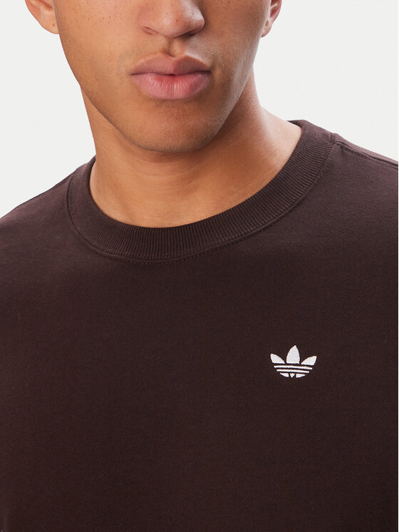 adidas adidas Світшот LL0424 Темно-коричневий Oversize