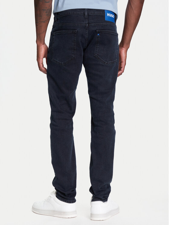 HUGO HUGO Jeansy Zane 50541548 Tmavomodrá Extra Slim Fit