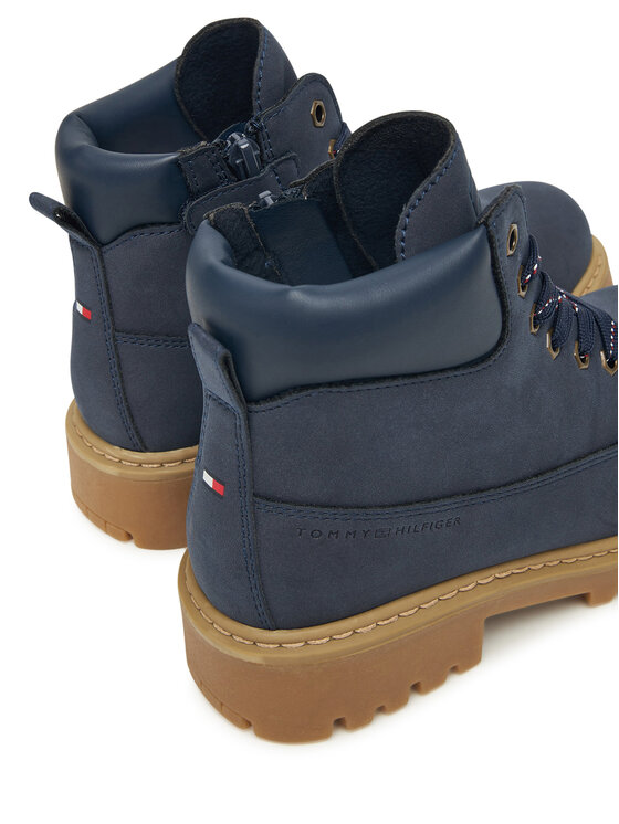 Tommy Hilfiger Tommy Hilfiger Schnürstiefeletten T3X5-34125-1269 D Dunkelblau