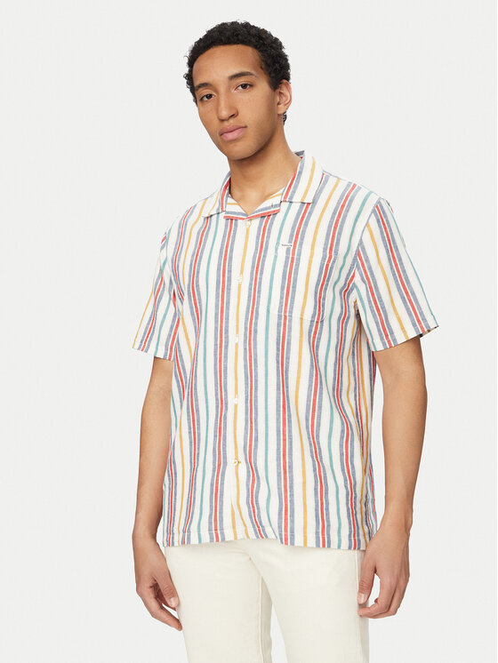 Barbour Barbour Риза Waterbay MSH5712WH11 Бял Regular Fit