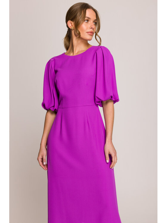 Stylove Stylove Sukienka wieczorowa S399 Fioletowy Premium Fit