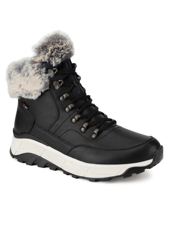 Rieker Revolution Lifestyle Rieker Revolution Lifestyle Šnurovacia obuv W0063-00 Čierna