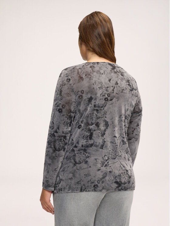 Fiorella Rubino Fiorella Rubino T-shirt G096L009482N013 Grigio Regular Fit