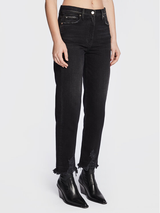 IRO Jeans hlače Redon AR607 Črna Straight Fit