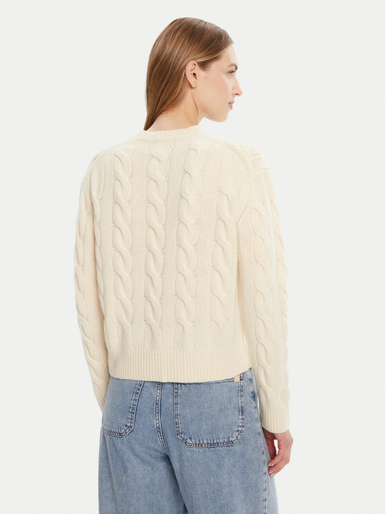 Polo Ralph Lauren Polo Ralph Lauren Pullover 211A91216002 Écru Straight Fit