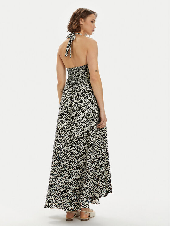 Iconique Iconique Sommerkleid Olimpia IC24-132 Schwarz Regular Fit