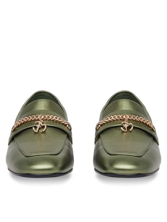 Eva Minge Eva Minge Loafersy CYNIA-LT2513-37 Zelená