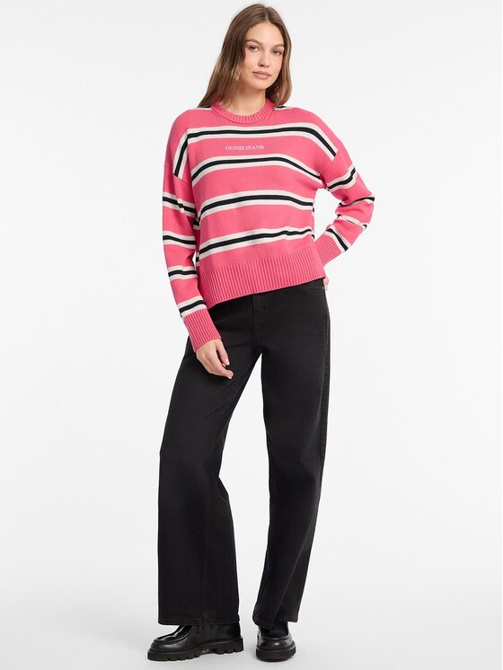 Guess Jeans Guess Jeans Sweter 169313 Różowy Classic Fit