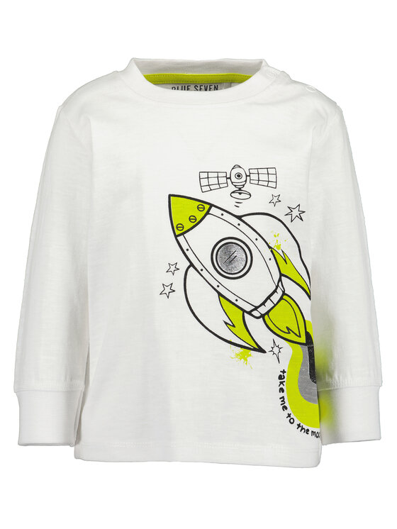 Blue Seven Blue Seven Μπλουζάκι 977624 X Λευκό Regular Fit