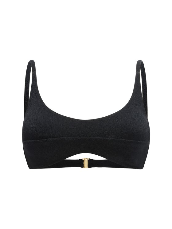 La Mania La Mania Top AURORA Nero Classic Fit