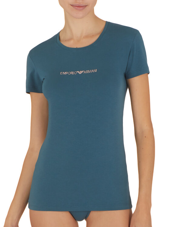 Emporio Armani Underwear Emporio Armani Underwear Tričko 1631392F223 Modrá Regular Fit