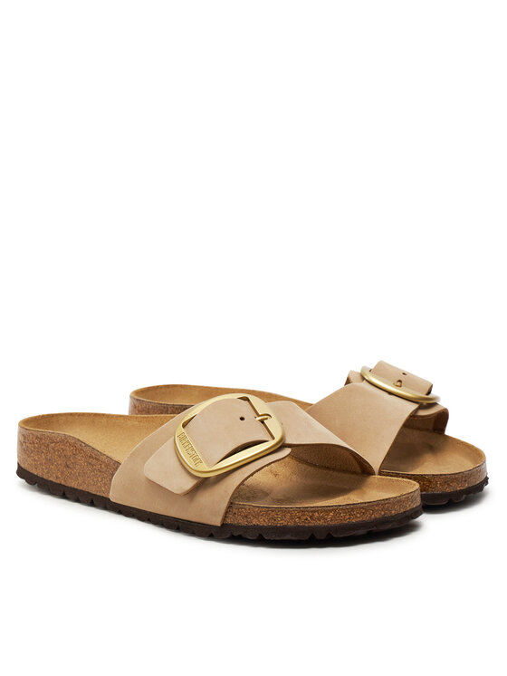 Birkenstock Birkenstock Natikače Madrid Big Buckle 1024009 Bež