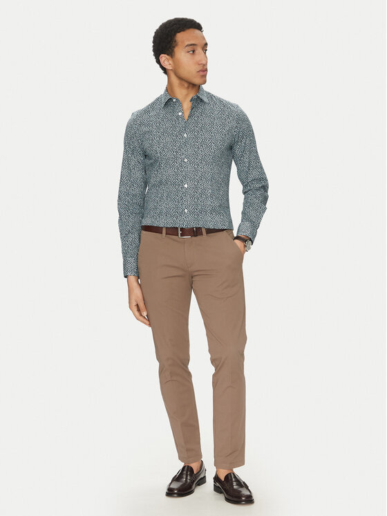 Marciano Guess Marciano Guess Srajca 4GHH02 4388Z Mornarsko modra Slim Fit