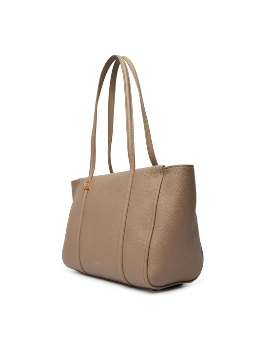 Calvin Klein Calvin Klein Handtasche Emblem Hw Pebble Tote LV04F3424G Beige