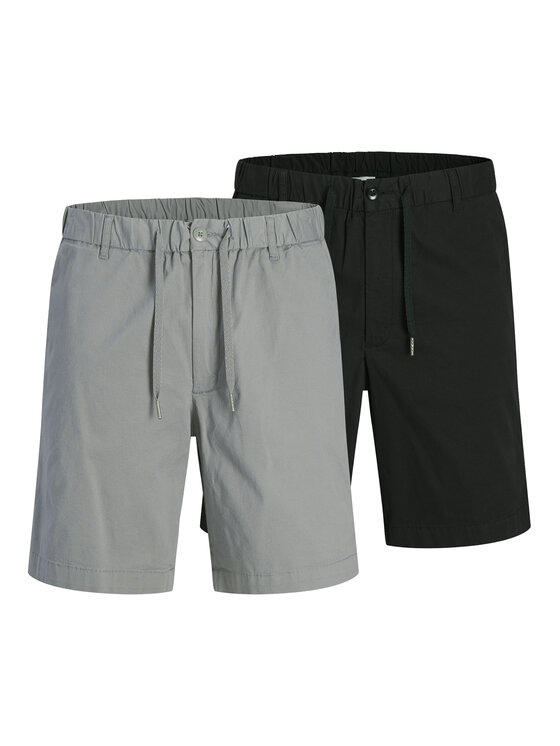 Jack & Jones Jack & Jones Шорти от плат Jaiden 12302141 Сив Regular Fit