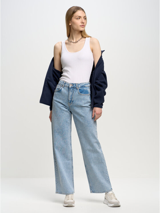BIG STAR BIG STAR Bluza SHERLEY_403_170 Granatowy Comfort Fit