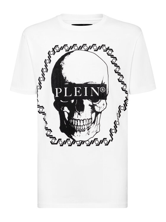 PHILIPP PLEIN PHILIPP PLEIN T-Shirt 30976 Biały Regular Fit